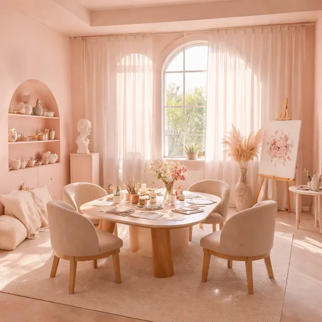 Cozy painting date